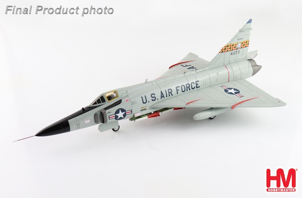 F102A Delta Dagger, USAF, 54-1373, 199th FIS, Hawaii ANG, 1960s (case X wing) HA3117