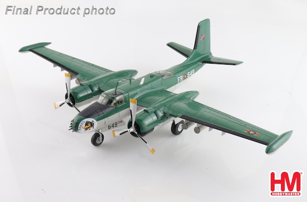 Douglas B26K Counter Invader 64-17649, Congolese Air Force, Brazzaville, 1965 (with 4 x LAU rocket launchers) HA3228