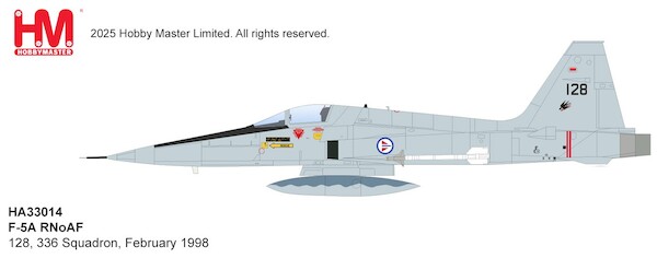 Northrop F-5A Freedom Fighter RNoAF 128, 336 Squadron, February 1998  HA33014