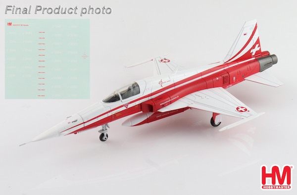 Northrop F-5E "Patrouille Suisse 2025" (with decals for pilot names & plane numbers) HA3379