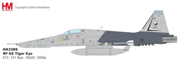 Northrop RF-5S Tiger Eye 872, 141 Sqn., RSAF, 2000s  HA3389