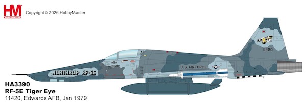 Northrop RF-5S Tiger Eye 11420, Edwards AFB, Jan 1979 HA3390