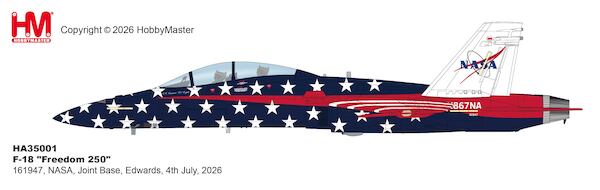 F-18 "Freedom 250" 161947, NASA, Joint Base, Edwards,  4th July, 2026  HA35001