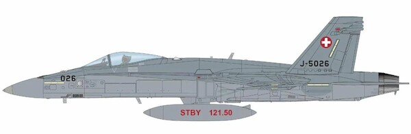 F18C Swiss Air Force, J-5018, 18th Sqn "Panther", Nov 2009  HA3532C