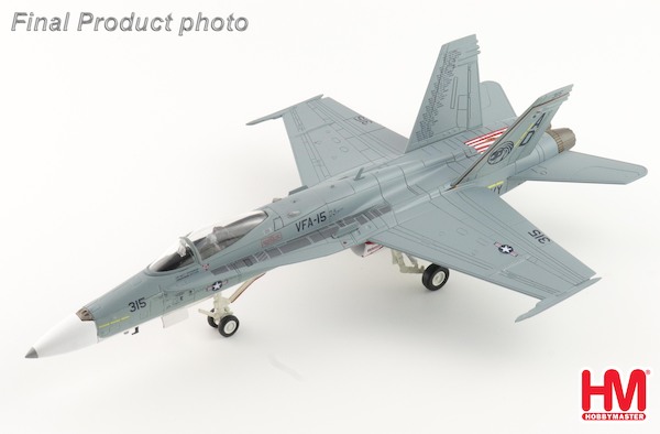 F/A-18C Hornet US Navy "VFA-15 Retro TAC Demo Jet" 164718, VFA-106 Gladiators, March 2017 HA3590