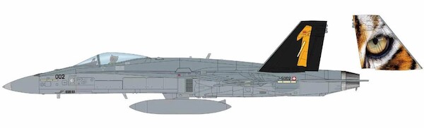 F18C Swiss Air Force, "Swiss Tiger 2025" J-5002  HA3596