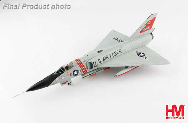 F106A Delta Dart USAF, 90053, 87th FIS "Red Bulls", KI. Sawyer AFB, 1970s HA3612