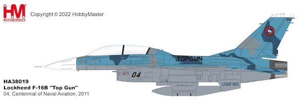 F16B Fighting Falcon "Top Gun" 04, Centennial of Naval Aviation, 2011  HA38019