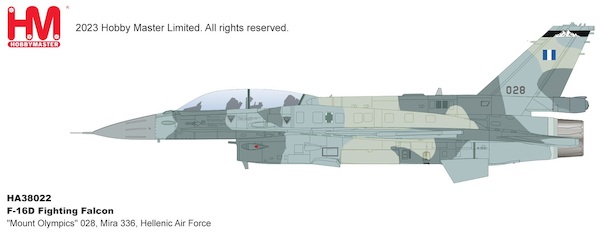 F16D Fighting Falcon "Mount Olympics" 028, Mira 336, Hellenic Air Force HA38022