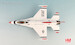 F16C Fighting Falcon Thunderbirds No.1 plane, USAF, RIAT 2017  HA38039