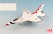 F16C Fighting Falcon USAF, Thunderbirds USAF, RIAT 2017 (w/No.1 to No.6 decals)