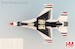 F16C Fighting Falcon USAF, Thunderbirds USAF, RIAT 2017 (w/No.1 to No.6 decals)  HA38039B