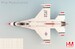 F16C Fighting Falcon USAF, Thunderbirds USAF, RIAT 2017 (w/No.1 to No.6 decals)  HA38039B