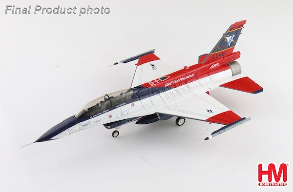 F16D Fighting Falcon X-62A VISTA 86-0048, USAF Test Pilot School, Edwards AFB, May 2, 2024 (w/2 x ACMI pod (wing tip) + 1 center fuel tank) HA38042