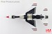 F16D Fighting Falcon Thunderbirds No.7 plane, USAF, Nellis AFB, 2017  HA38045