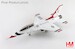 F16D Fighting Falcon Thunderbirds No.7 plane, USAF, Nellis AFB, 2017 