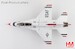 F16D Fighting Falcon Thunderbirds No.7 plane, USAF, Nellis AFB, 2017  HA38045