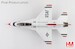 F16D Fighting Falcon Thunderbirds No.7 plane, USAF, Nellis AFB, 2017  HA38045