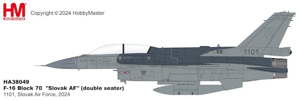 F-16 Block 70 "Slovak AF" 1101, Slovak Air Force, 2024  HA38049