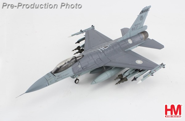 F16V Fighting Falcon 6637, 22 TFG, ROCAF (w/6 x GBU-12)  HA38057