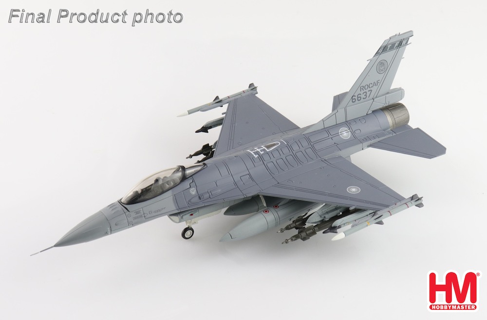Hobbymaster HA38057 F16V Fighting Falcon 6637, 22 TFG, ROCAF