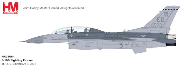F16D Fighting Falcon USAF 85-1572, Edwards AFB, 2024  HA38064