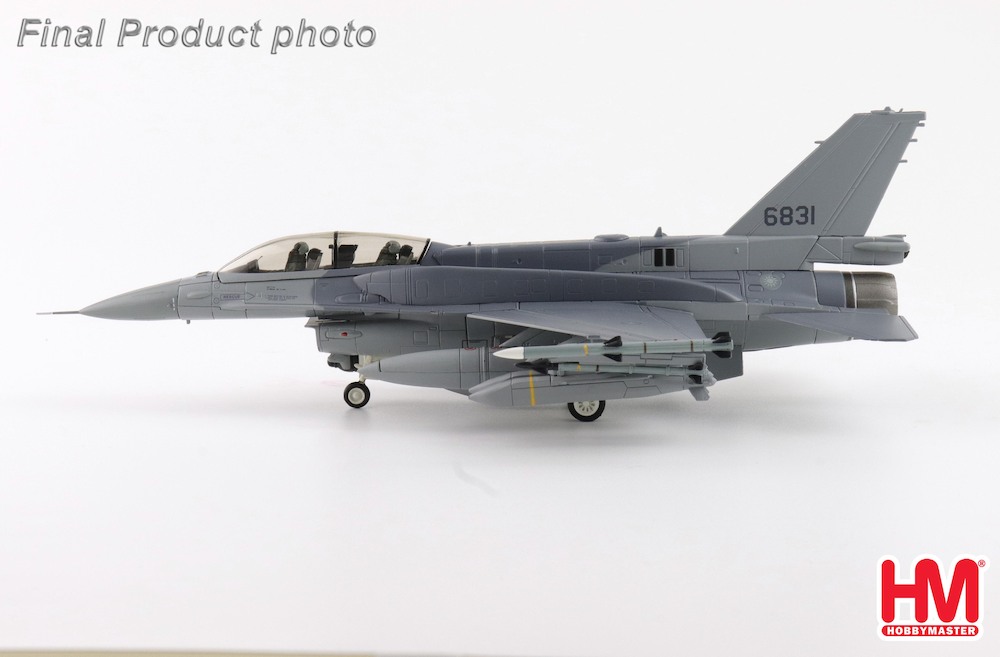 Hobbymaster HA38067 F16D Fighting Falcon Block 70 ROCAF 2025 (w/I