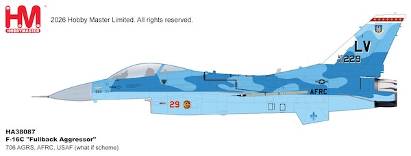 F16C "Fullback Aggressor" 706 AGRS, AFRC, USAF (what if scheme) HA38087