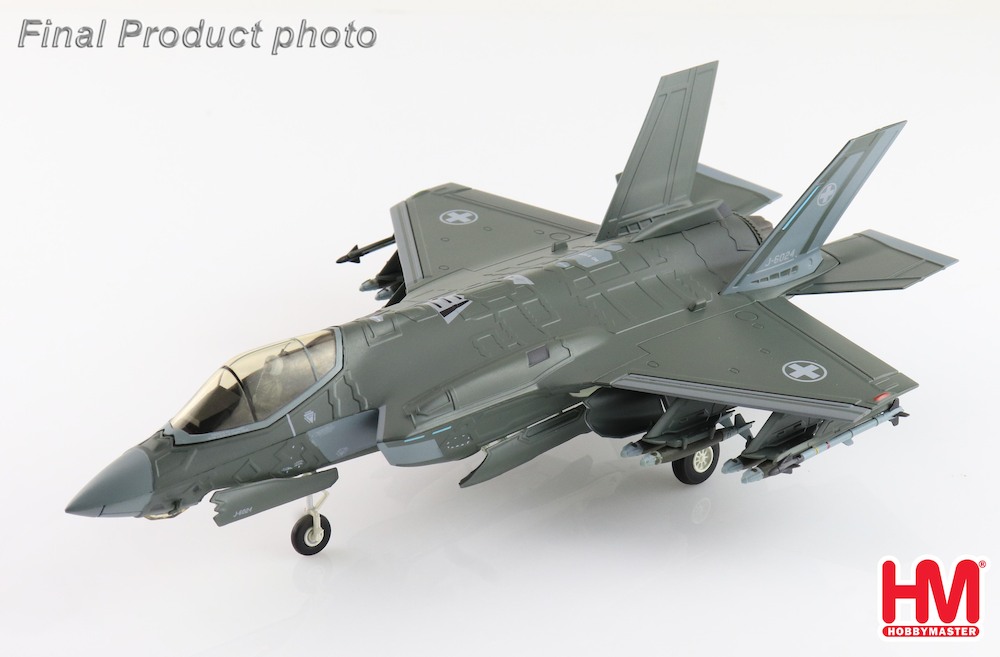 Hobbymaster HA4438 F35A Lightning II J-6024, Swiss Air Force, 20