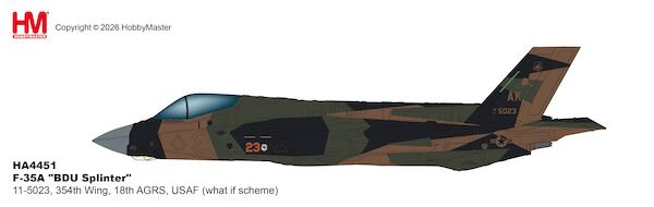 F-35A "BDU Splinter" 11-5023/AK, 65 AGRS, 57 WG, USAF  (what if scheme)  HA4451