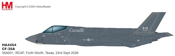 F-35A Lightning II CF-35A 35A001, RCAF, Forth Worth, Texas, 23rd Sept 2026 HA4454