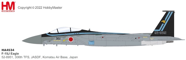 McDonnell Douglas F15J Eagle 52-8951, 306th TFS, JASDF, Komatsu Air Base, Japan HA4534