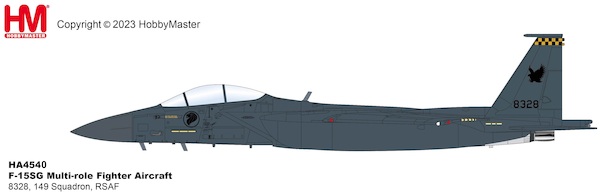 McDonnell Douglas F15G Multi-role Fighter Aircraft 8328, 149 Squadron, RSAF  HA4540