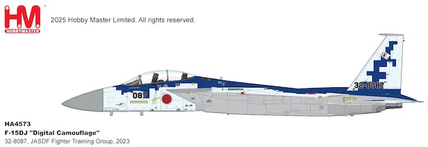 McDonnell Douglas F15DJ "Digital Camouflage" 32-8087, JASDF Fighter Training Group, 2023 HA4573