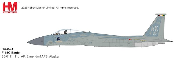 McDonnell Douglas F15C Eagle 85-0111, 11th AF, Elmendorf AFB, Alaska HA4574