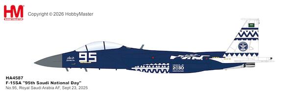 F-15SA "95th Saudi National Day" No.95, Royal Saudi Arabian AF, Sept 23, 2025 HA4587