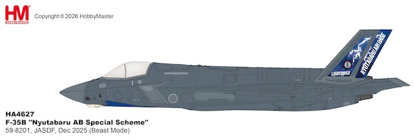 F35B Lightning II, "Nyutabaru AB Special Scheme" 59-8201, JASDF, Dec 2025 (Beast Mode) HA4627