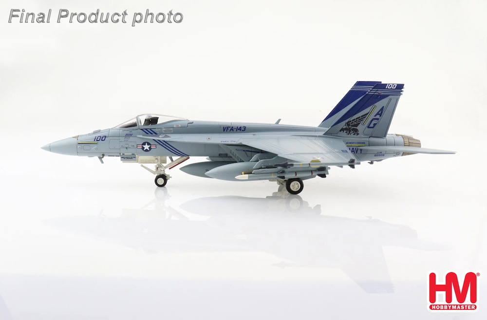 Hobbymaster HA5126 F/A-18E Super Hornet, US Navy 166608, flown by