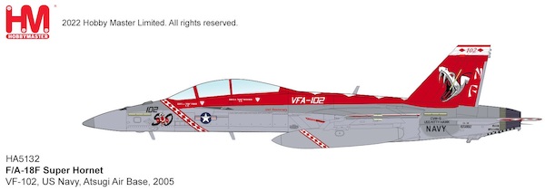 F/A-18F Super Hornet VF-102, US Navy, Atsugi Air Base, 2005 HA5132