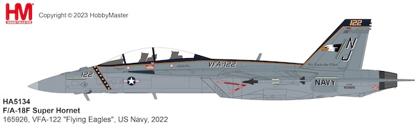 F/A-18F Super Hornet US Navy, 165926, VFA-122 "Flying Eagles", 2022  HA5134