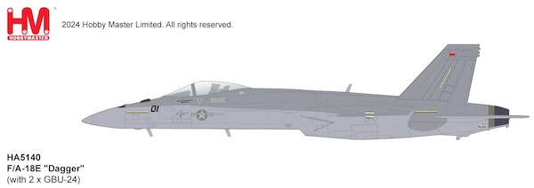 F/A-18E Super Hornet "Dagger" (with 2 x GBU-24 + decal)  HA5140
