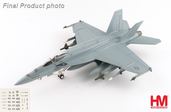 F/A-18E Super Hornet "Dagger Team" (w/decals for 01, 105, 410 airplanes) HA5140b