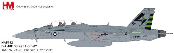 F/A-18F Super Hornet US Navy "Green Hornet" 165875, VX-23, Patuxent River, 2011  HA5142