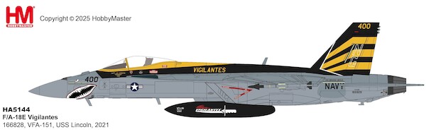 F/A-18E Vigilantes 166828, VFA-151, USS Lincoln, 2021 HA5144