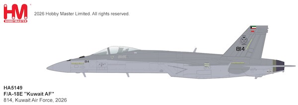 F/A-18E Kuwait AF 814, Kuwait Air Force, 2026  HA5149