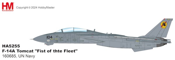 Grumman F14A Tomcat US Navy "Fist of the Fleet" 160685/104  HA5255