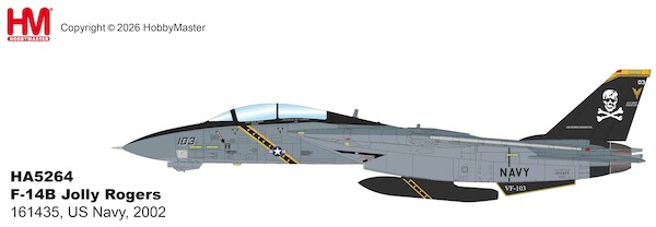 Grumman F14B Tomcat Jolly Rogers 161435, US Navy, 2002  HA5264