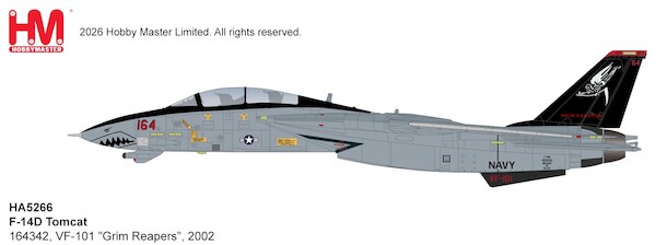F-14D Tomcat BuNo 164342, VF-101 "Grim Reapers", 2002  HA5266