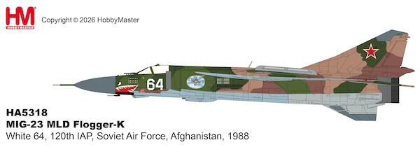 MIG-23MLD Flogger-K White 64, 120th IAP, Soviet Air Force, Afghanistan, 1988 HA5318