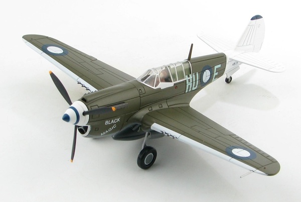 Curtiss P40N Kittyhawk "Black Magic" HU-E, 78 Sqn., RAAF, Morotai, early 1945  HA5509